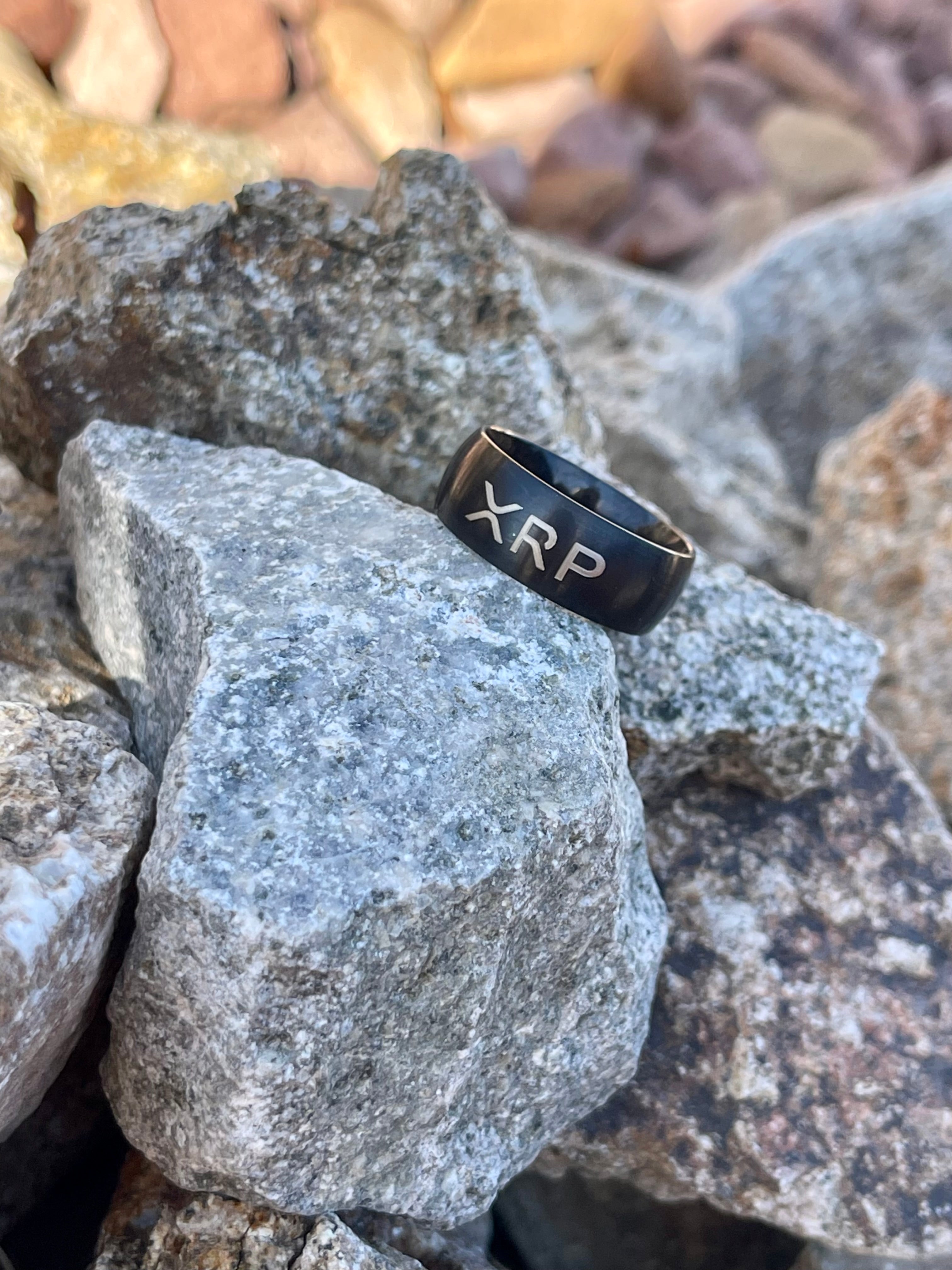 Men’s Black XRP Rings