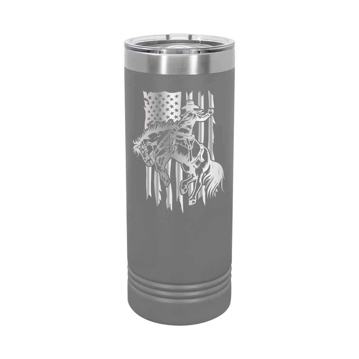 American Rodeo Bronco - 22oz Skinny Tumblers