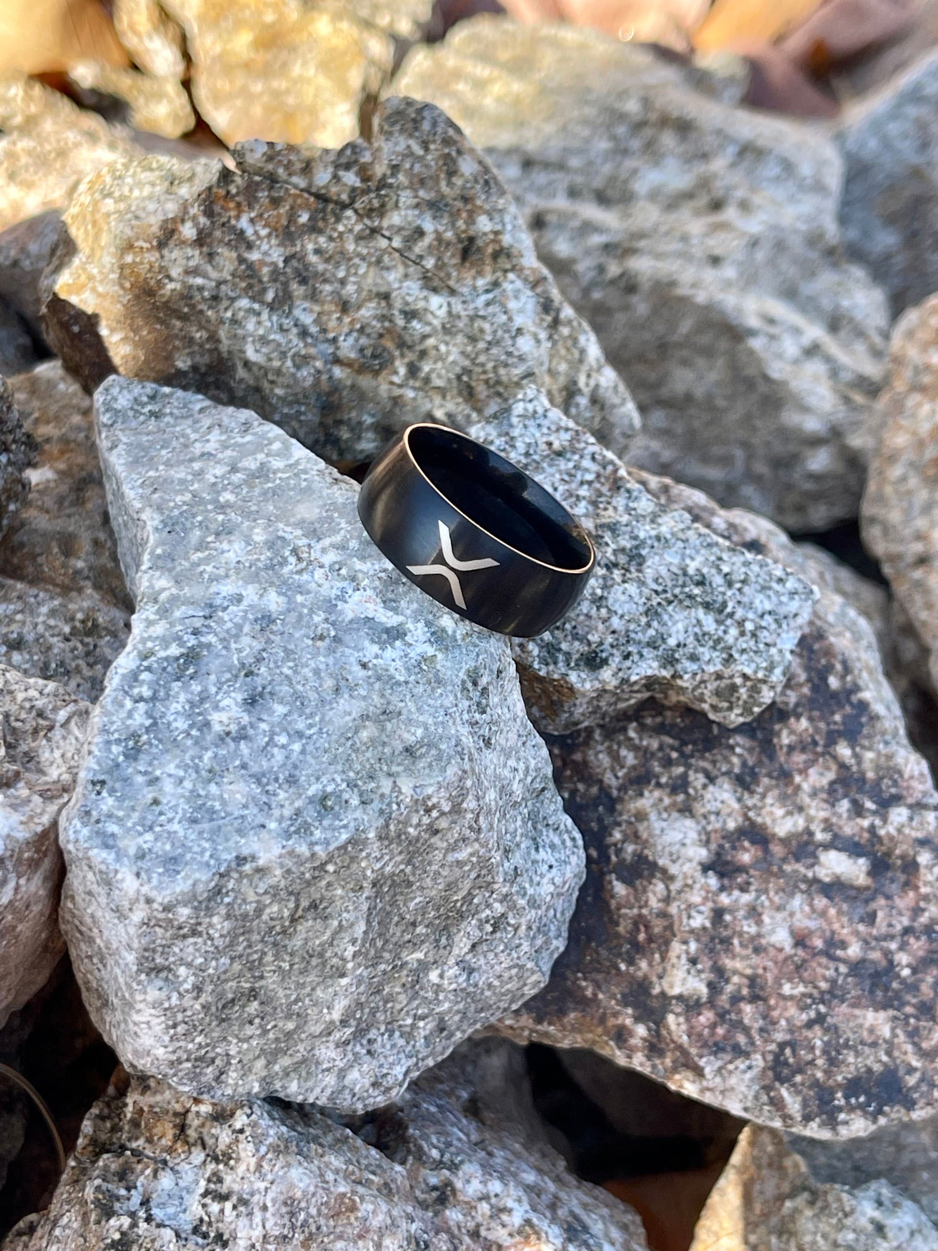 Men’s Black XRP Rings