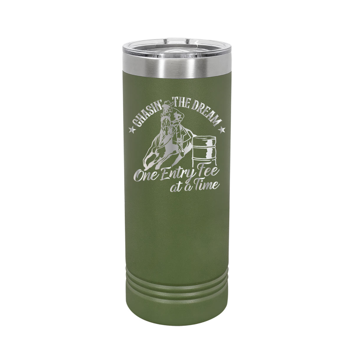 Barrel Racing Rodeo - 22oz Skinny Tumblers