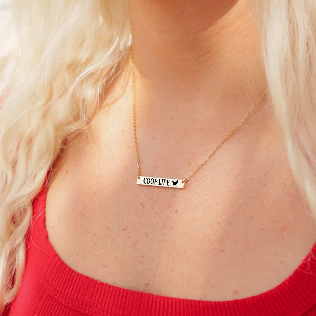 Rooted & Raised Collection - Horizontal Bar Necklaces