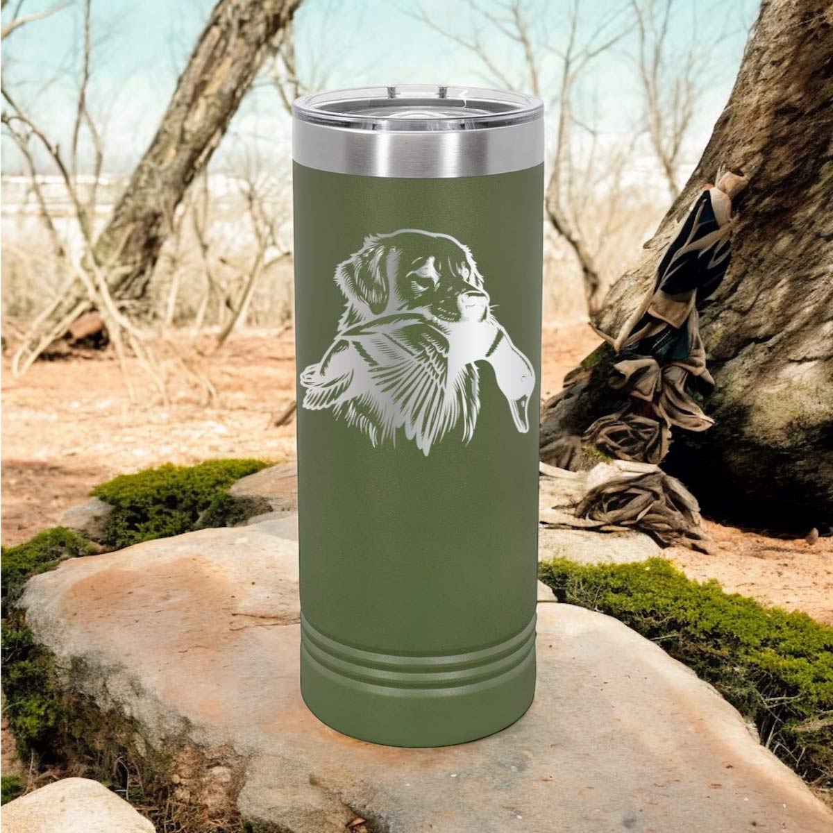 Lab Duck Hunt - 22oz Skinny Tumblers