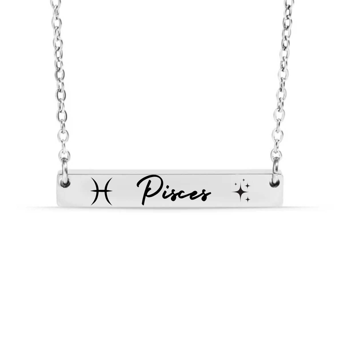 Zodiac Collection - Horizontal Bar Necklaces