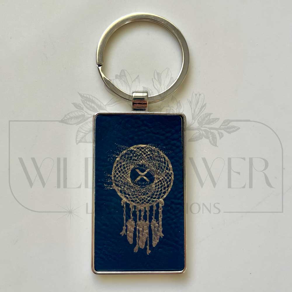 XRP Dream Catcher Keychain - Leather/Metal