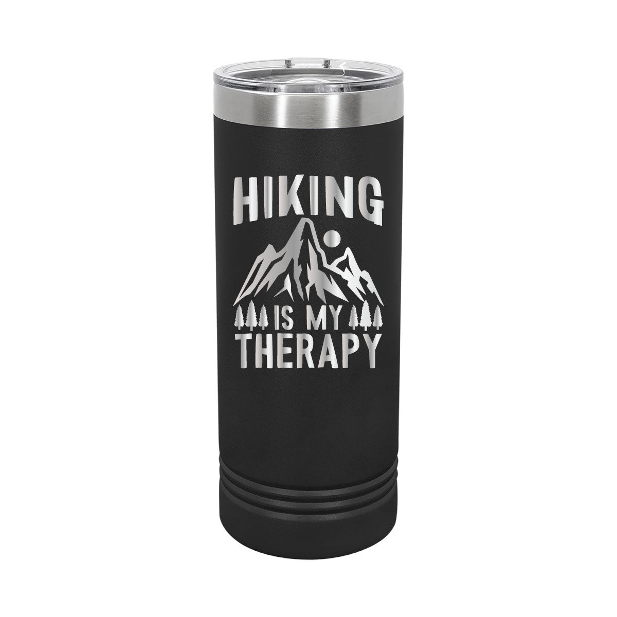 Hiking is My Therapy - 22oz Skinny Tumblers