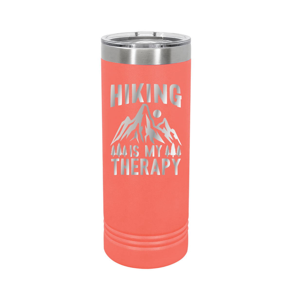 Hiking is My Therapy - 22oz Skinny Tumblers