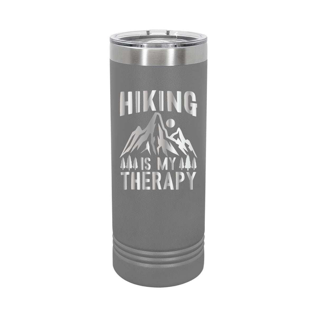 Hiking is My Therapy - 22oz Skinny Tumblers