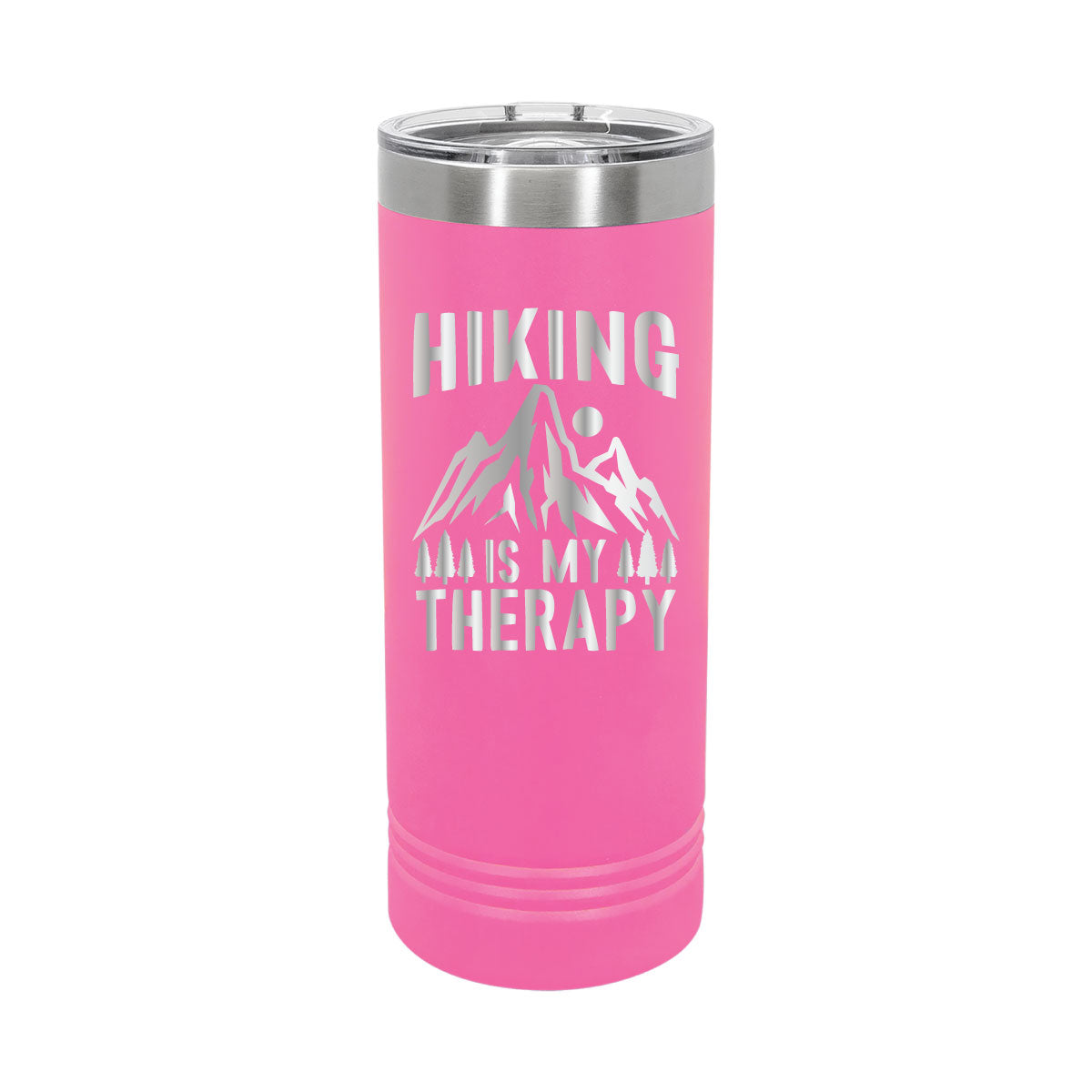 Hiking is My Therapy - 22oz Skinny Tumblers