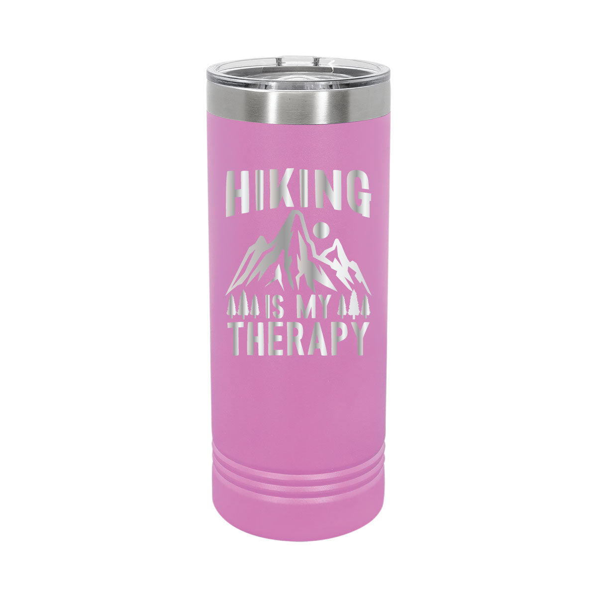 Hiking is My Therapy - 22oz Skinny Tumblers