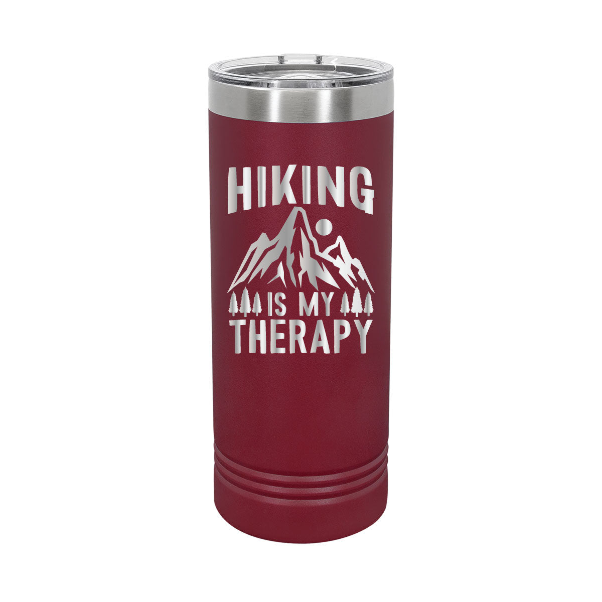 Hiking is My Therapy - 22oz Skinny Tumblers