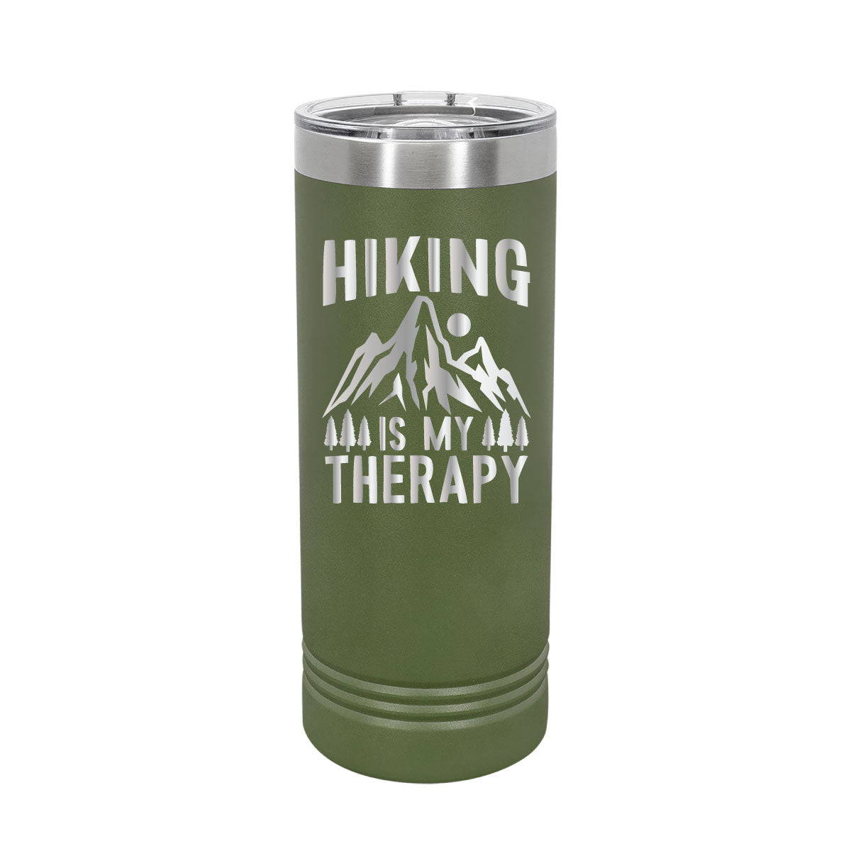 Hiking is My Therapy - 22oz Skinny Tumblers