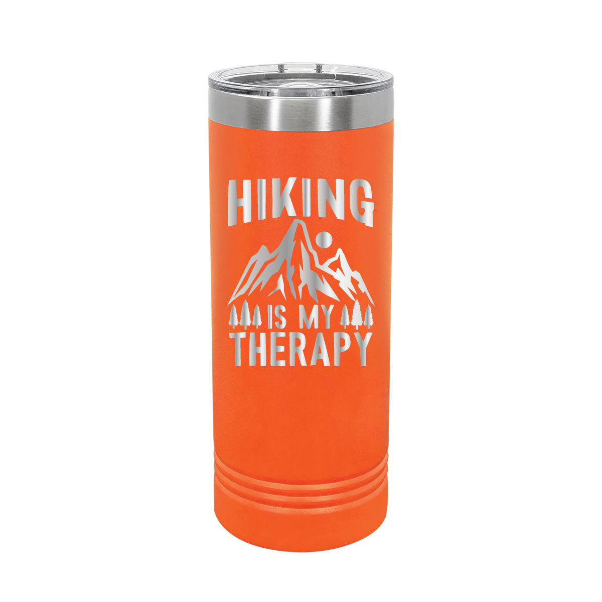 Hiking is My Therapy - 22oz Skinny Tumblers