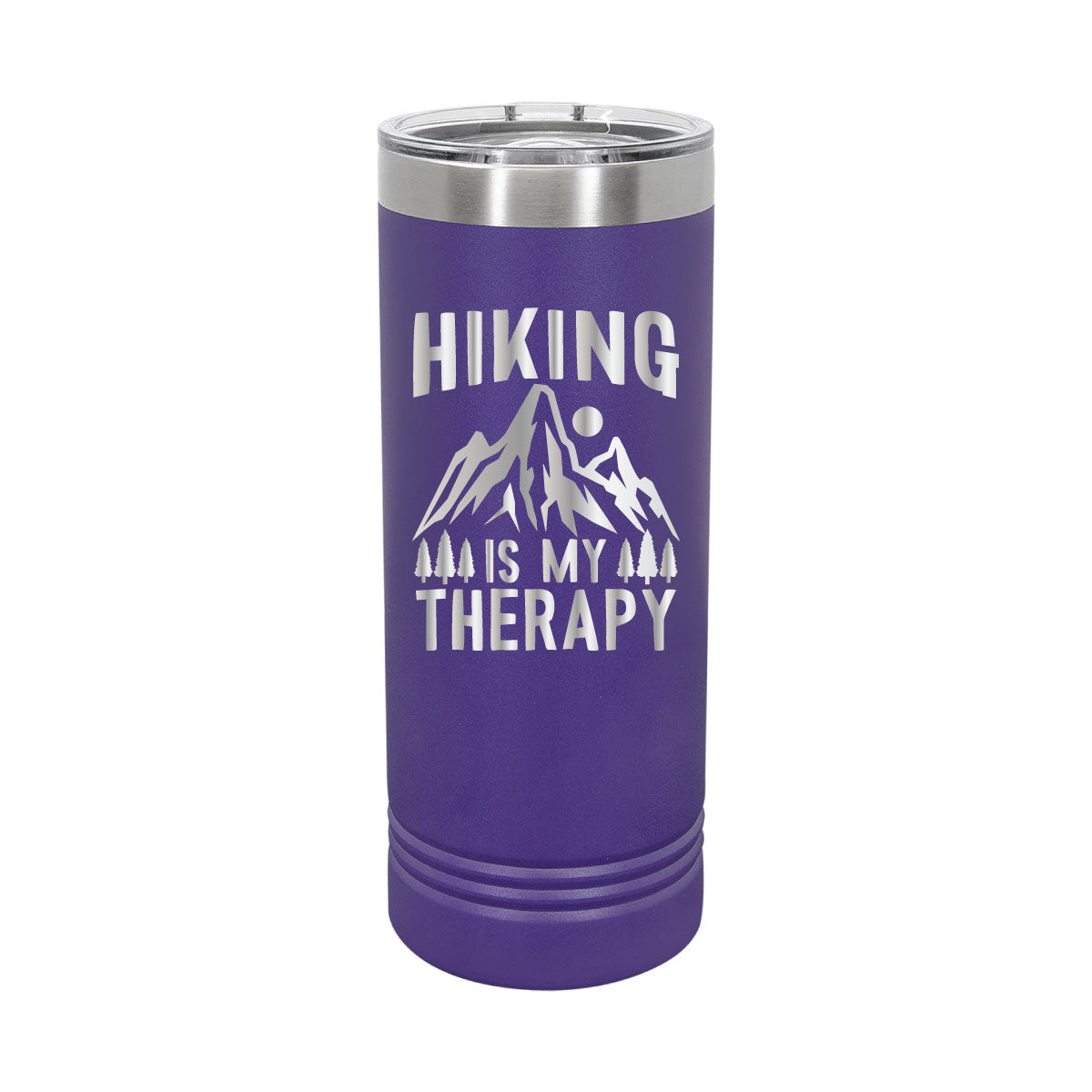 Hiking is My Therapy - 22oz Skinny Tumblers