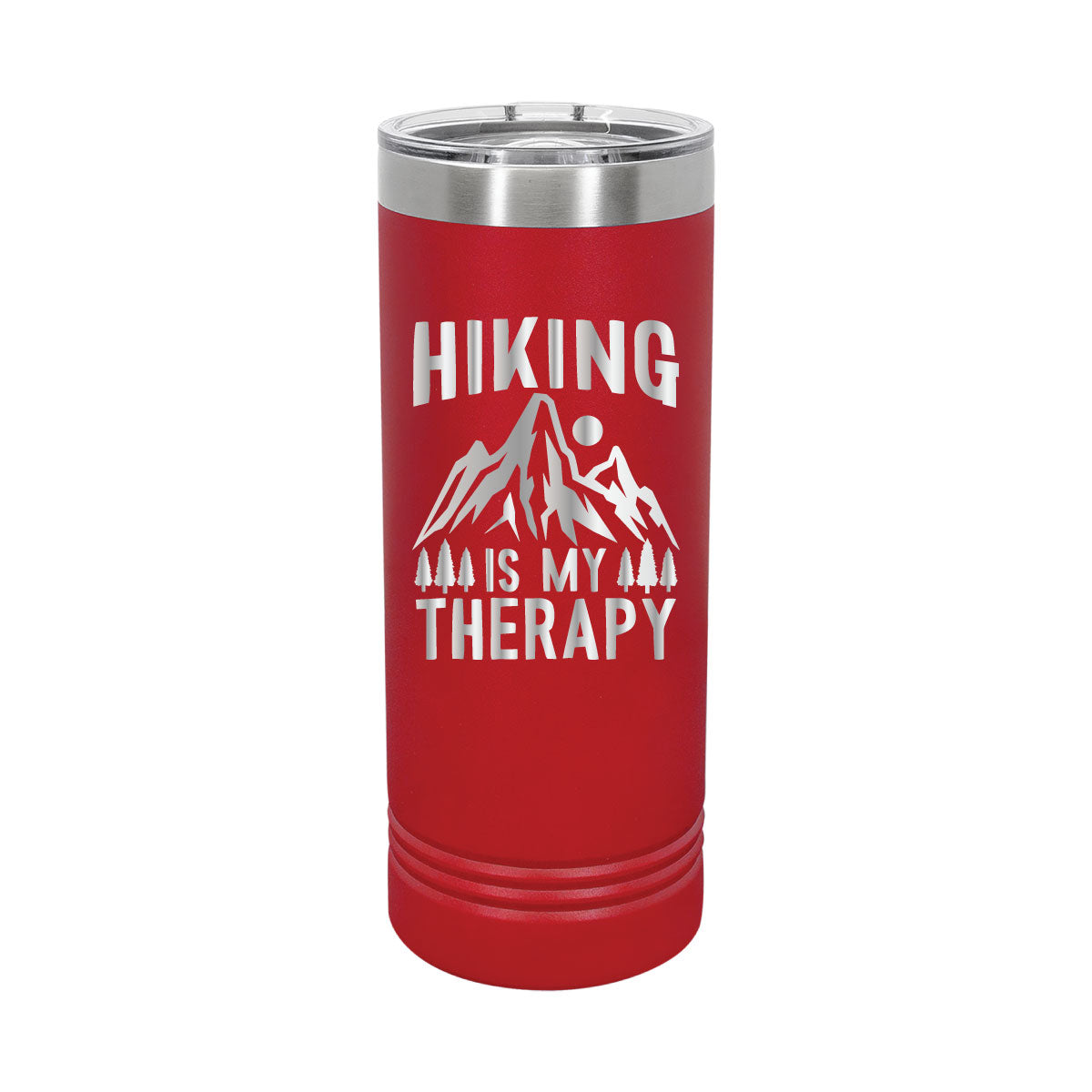 Hiking is My Therapy - 22oz Skinny Tumblers