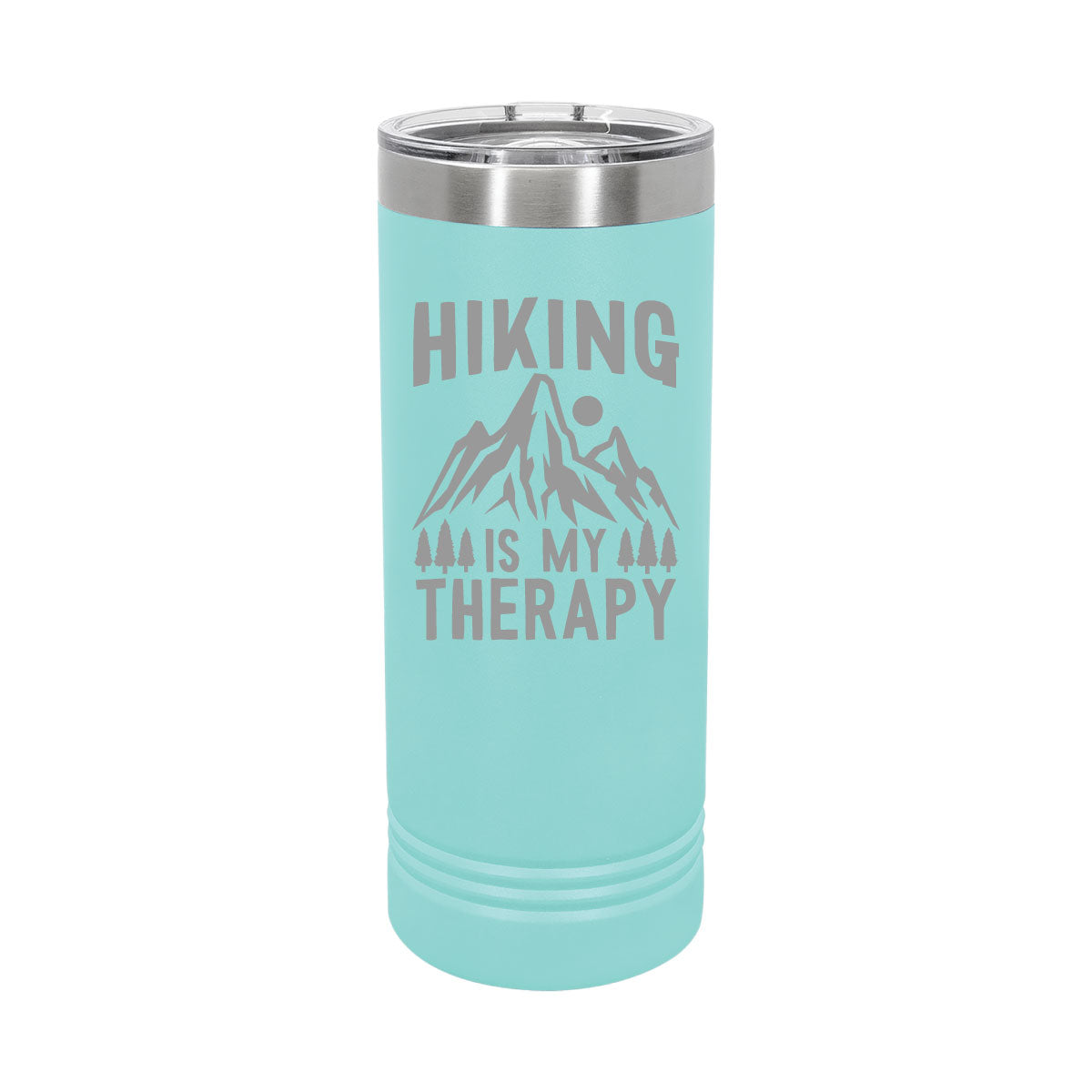Hiking is My Therapy - 22oz Skinny Tumblers