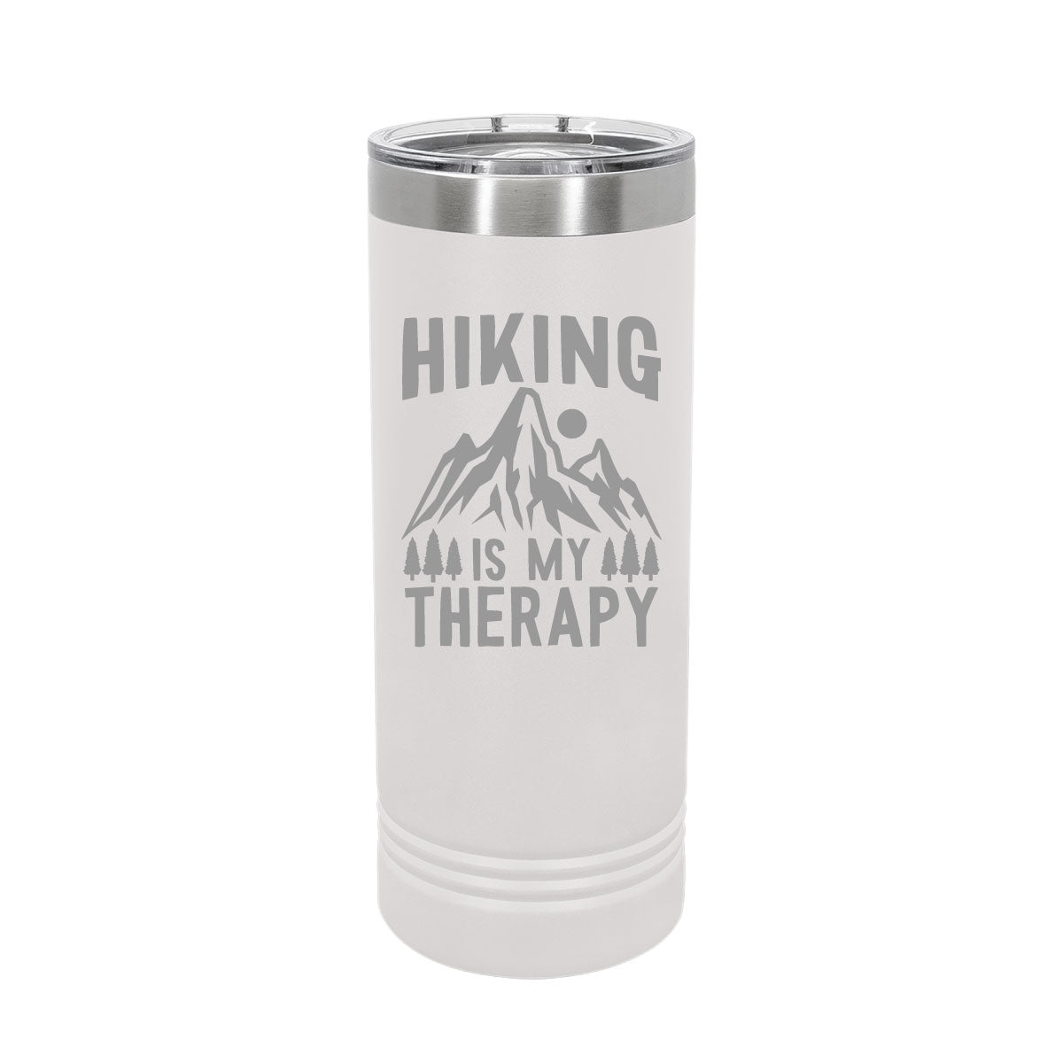 Hiking is My Therapy - 22oz Skinny Tumblers