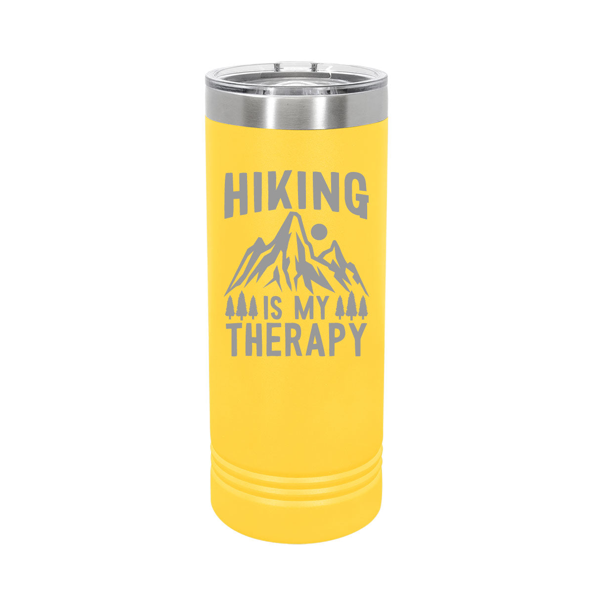 Hiking is My Therapy - 22oz Skinny Tumblers