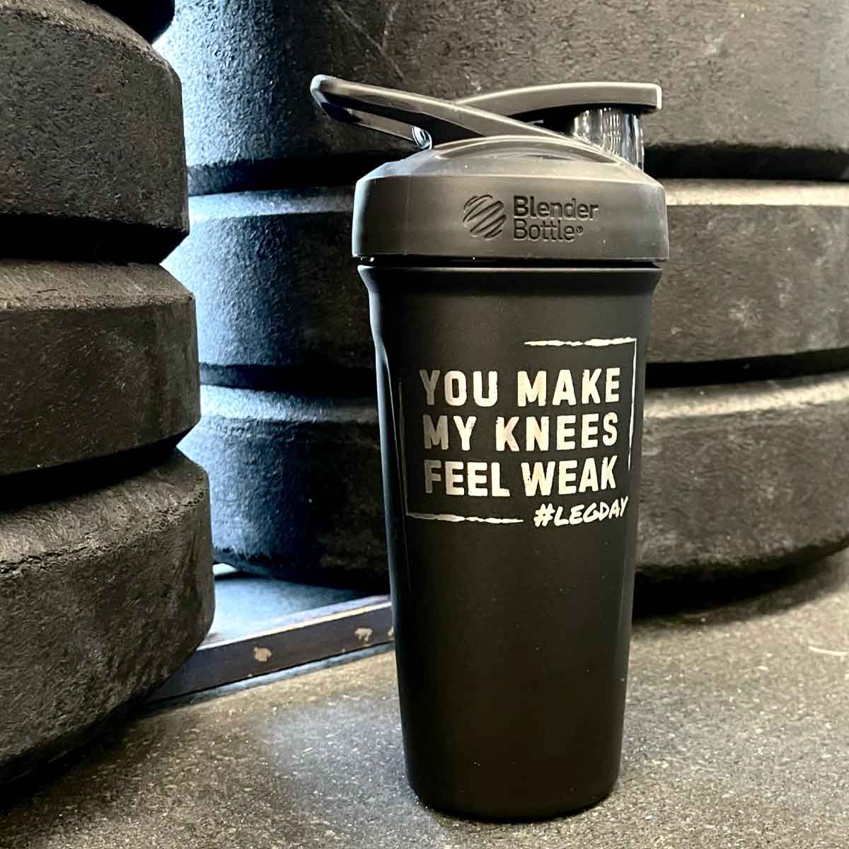 Leg Day Stainless Blender Bottle - 24oz