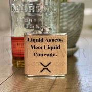 “Liquid Assets, Meet Liquid Courage – XRP” Cork Flask