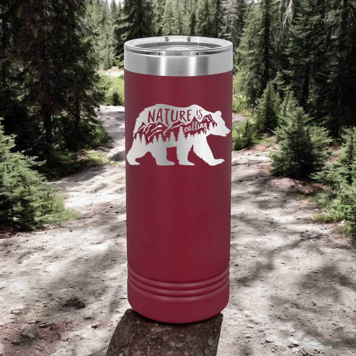 Nature is Calling - 22oz Skinny Tumblers