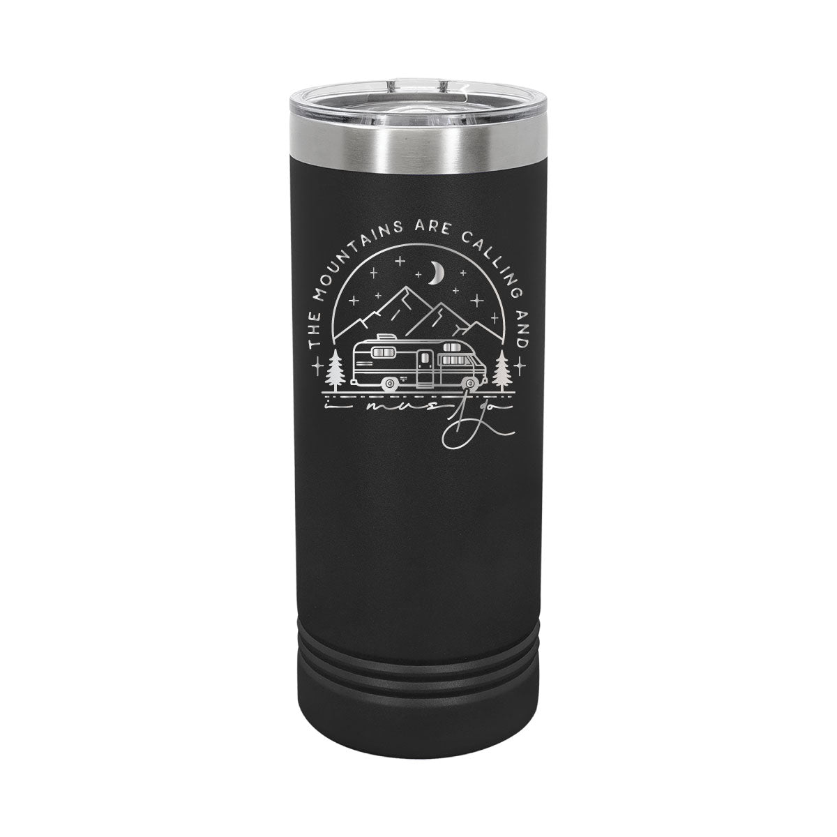 The Mountains are Calling - 22oz Skinny Tumblers