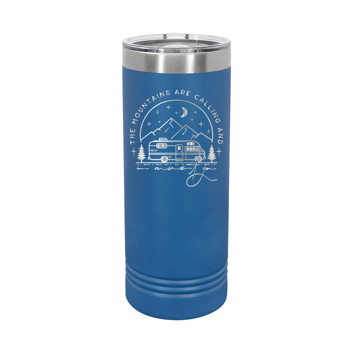 The Mountains are Calling - 22oz Skinny Tumblers