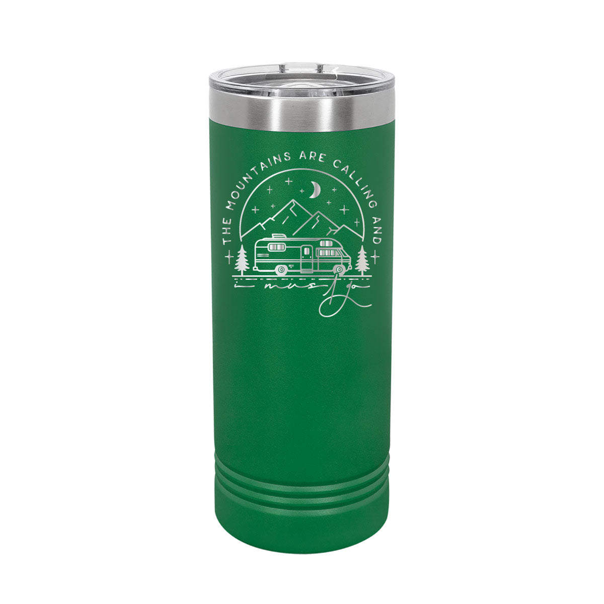 The Mountains are Calling - 22oz Skinny Tumblers