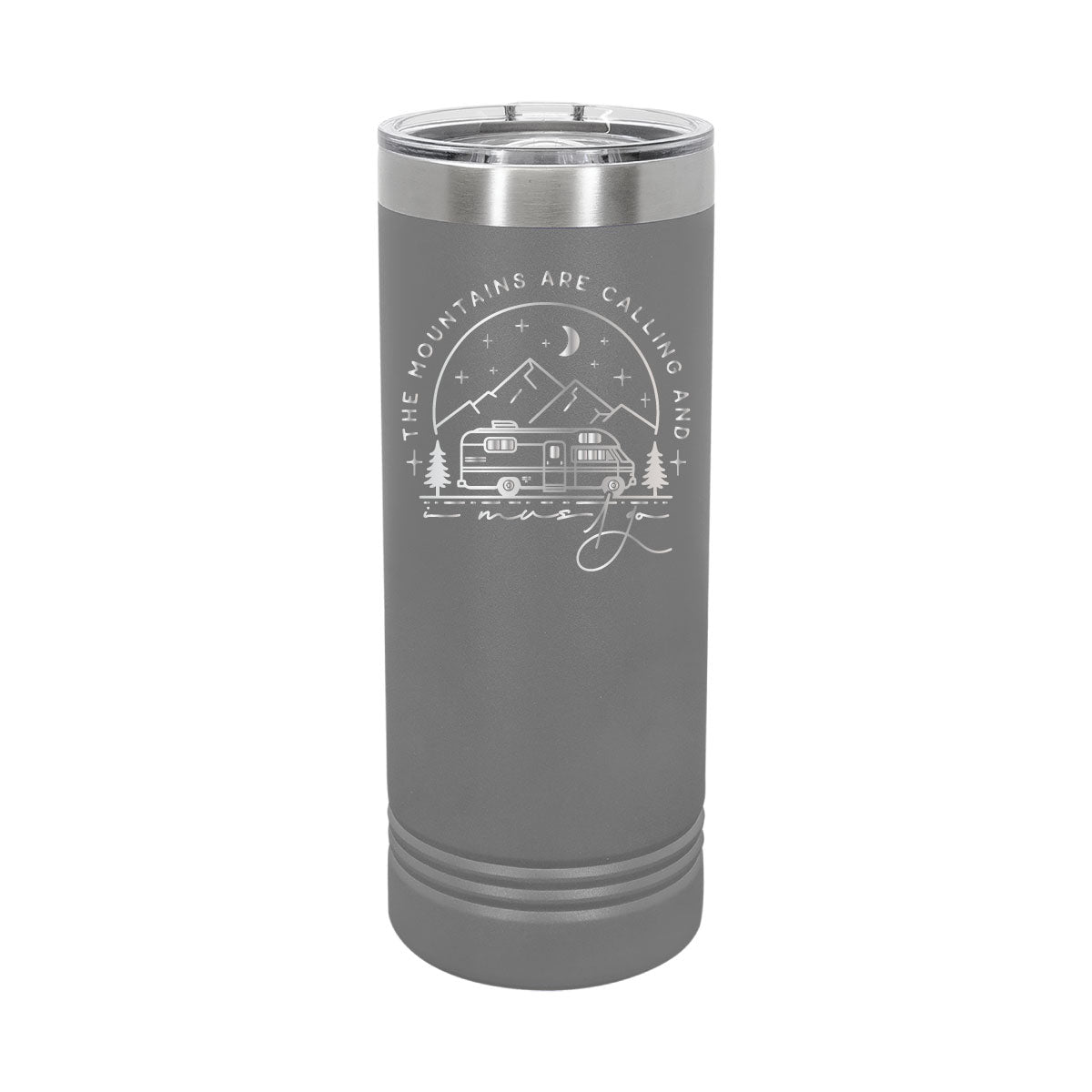 The Mountains are Calling - 22oz Skinny Tumblers