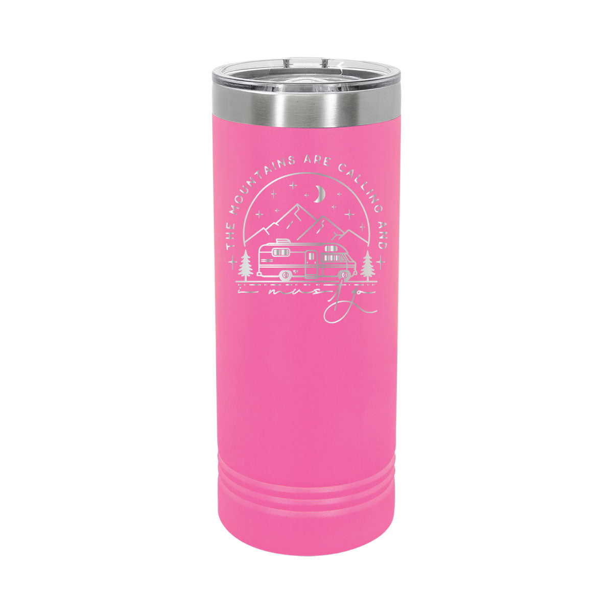 The Mountains are Calling - 22oz Skinny Tumblers