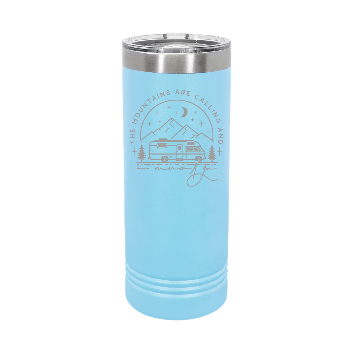 The Mountains are Calling - 22oz Skinny Tumblers