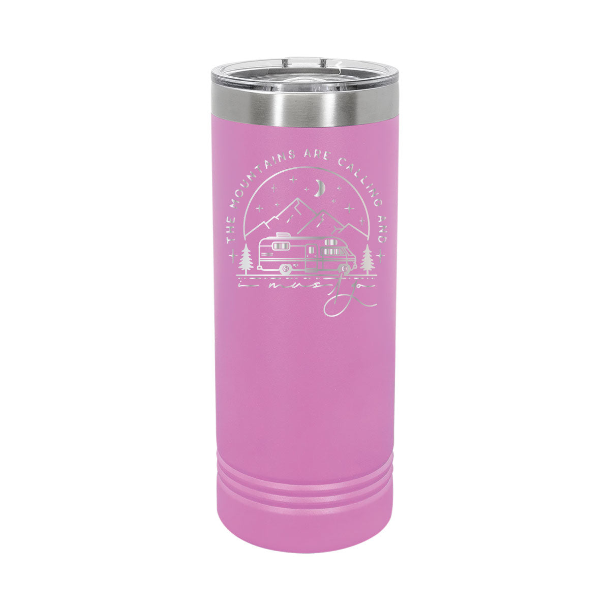 The Mountains are Calling - 22oz Skinny Tumblers