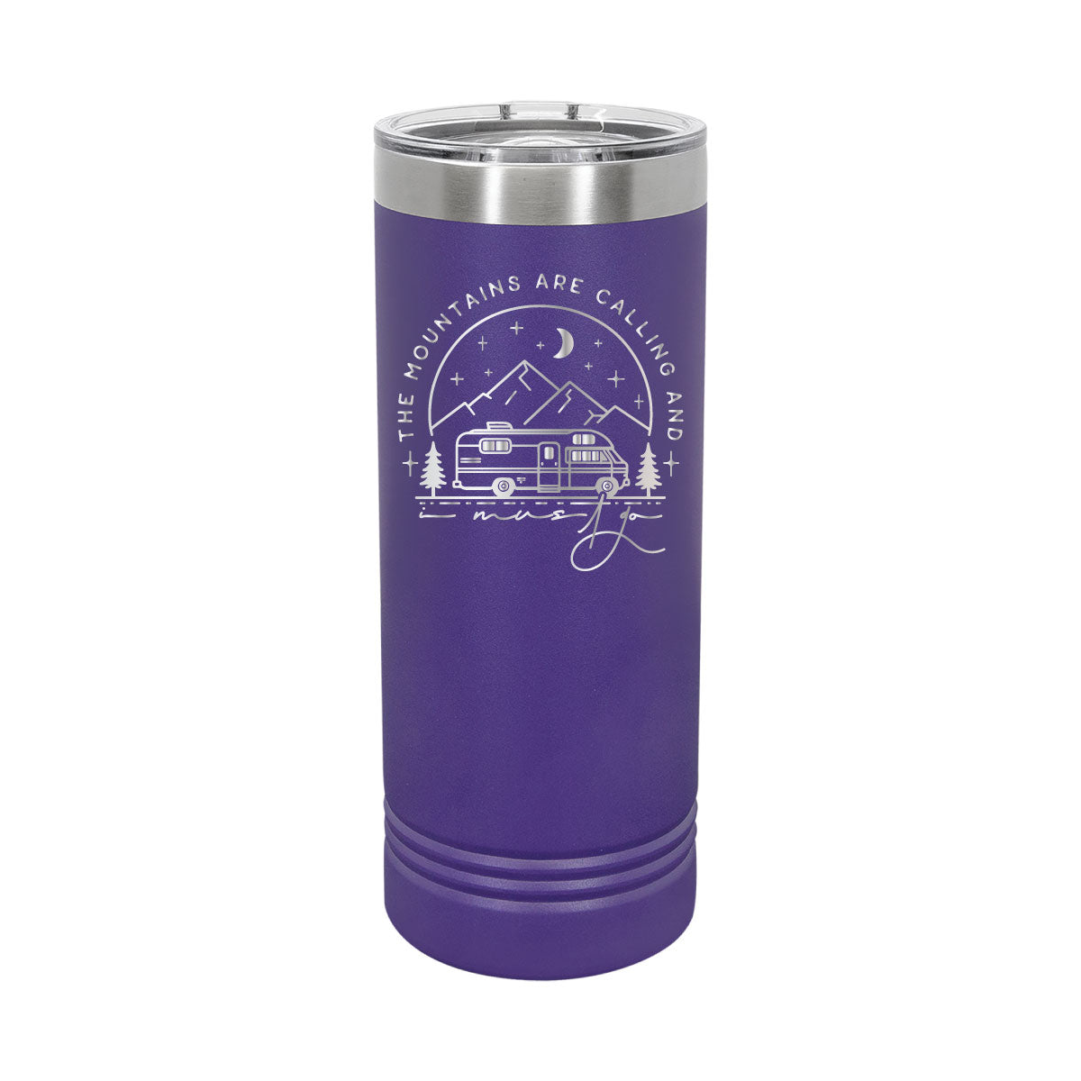 The Mountains are Calling - 22oz Skinny Tumblers
