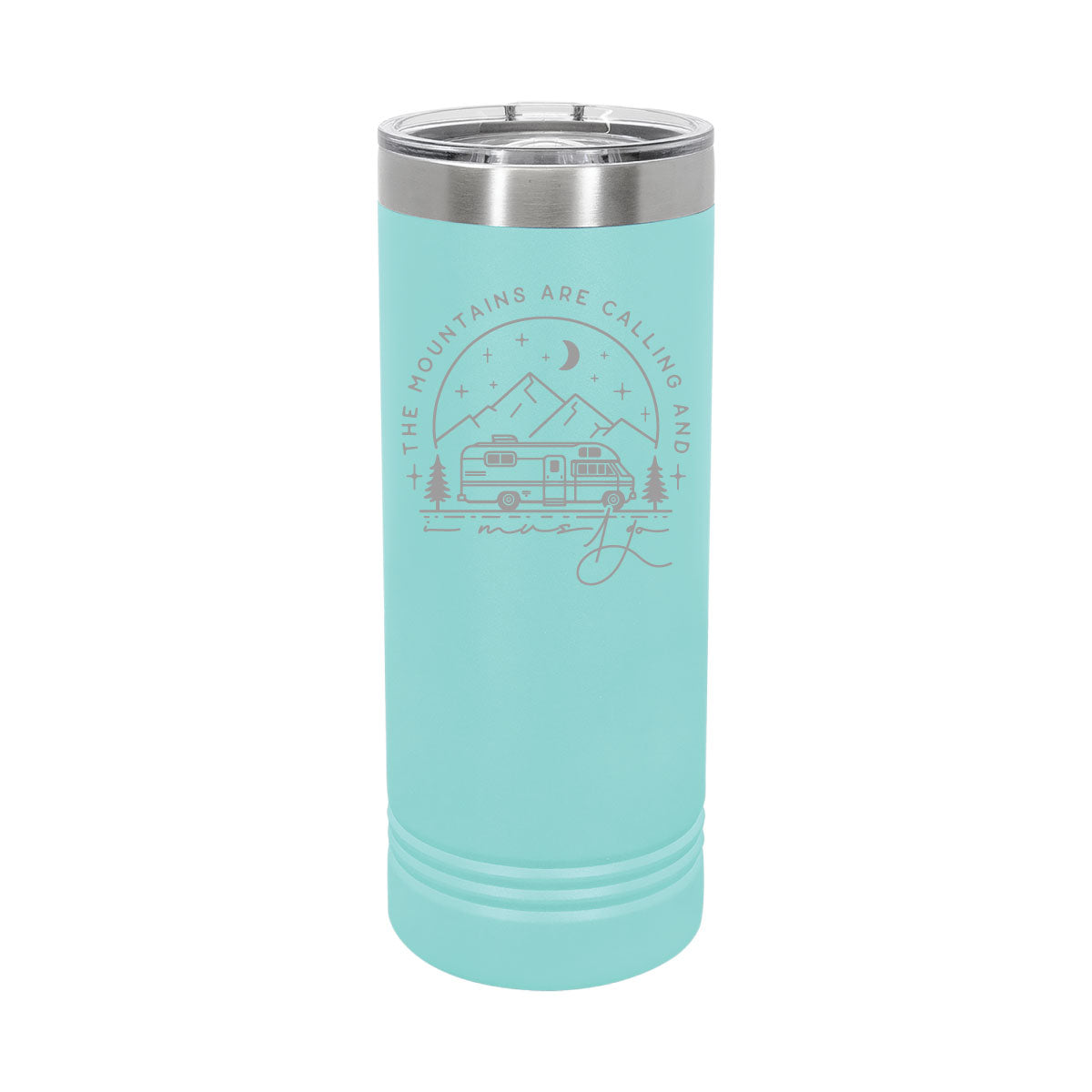 The Mountains are Calling - 22oz Skinny Tumblers