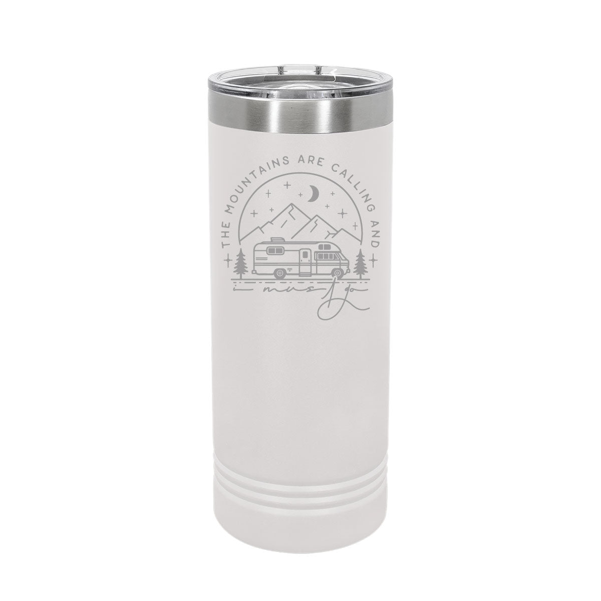 The Mountains are Calling - 22oz Skinny Tumblers