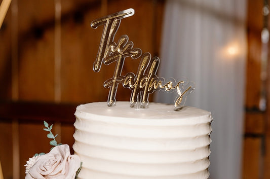 Custom Wedding Cake Topper