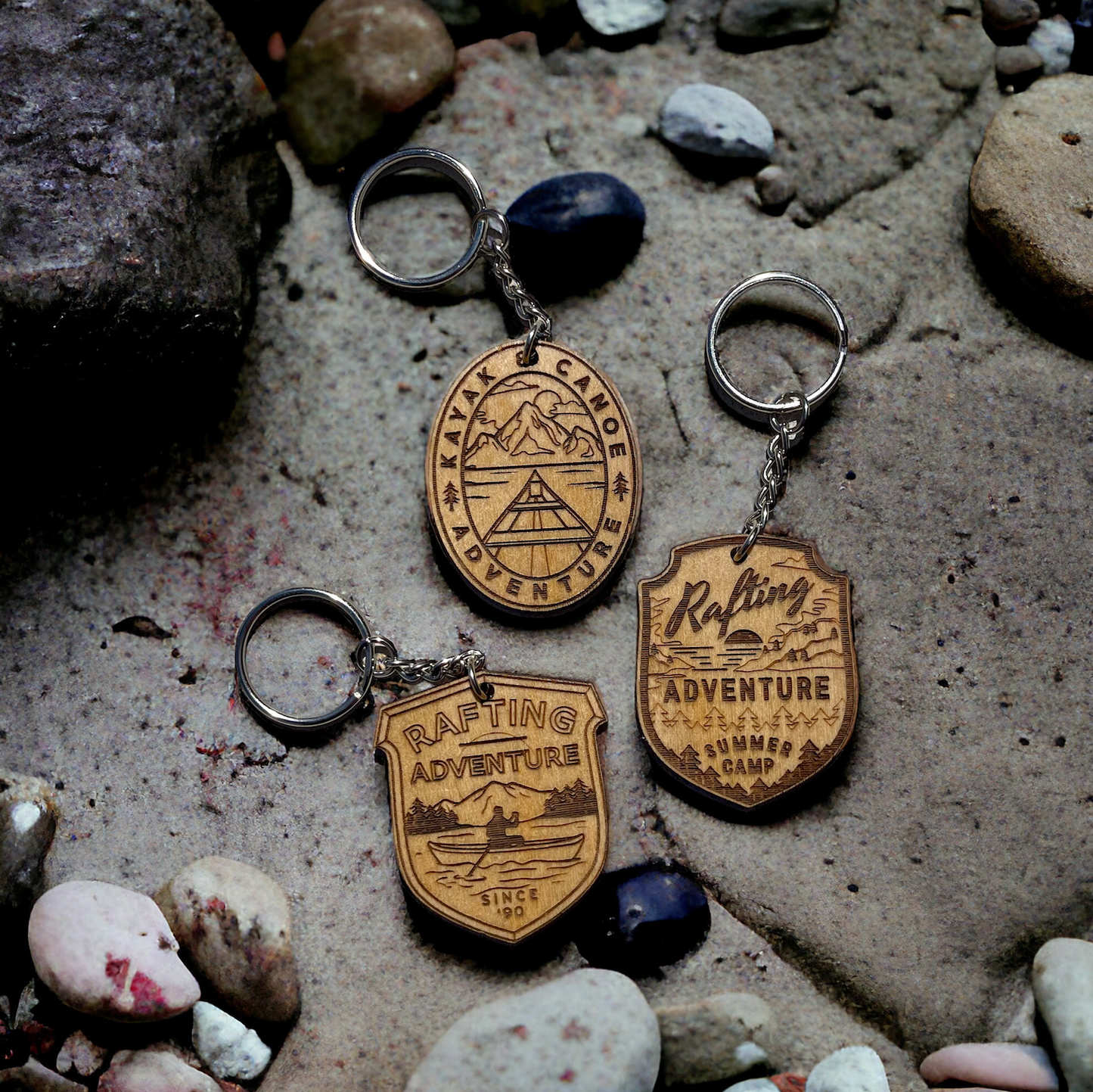 Outdoor Enthusiast Keychains