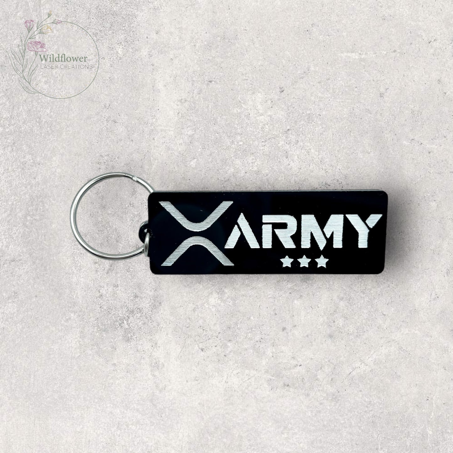 XRP Army Keychain